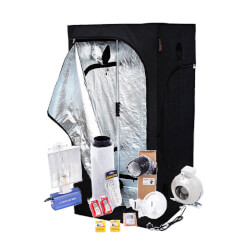 Kits de cultiu interiorde cànnabis amb armari