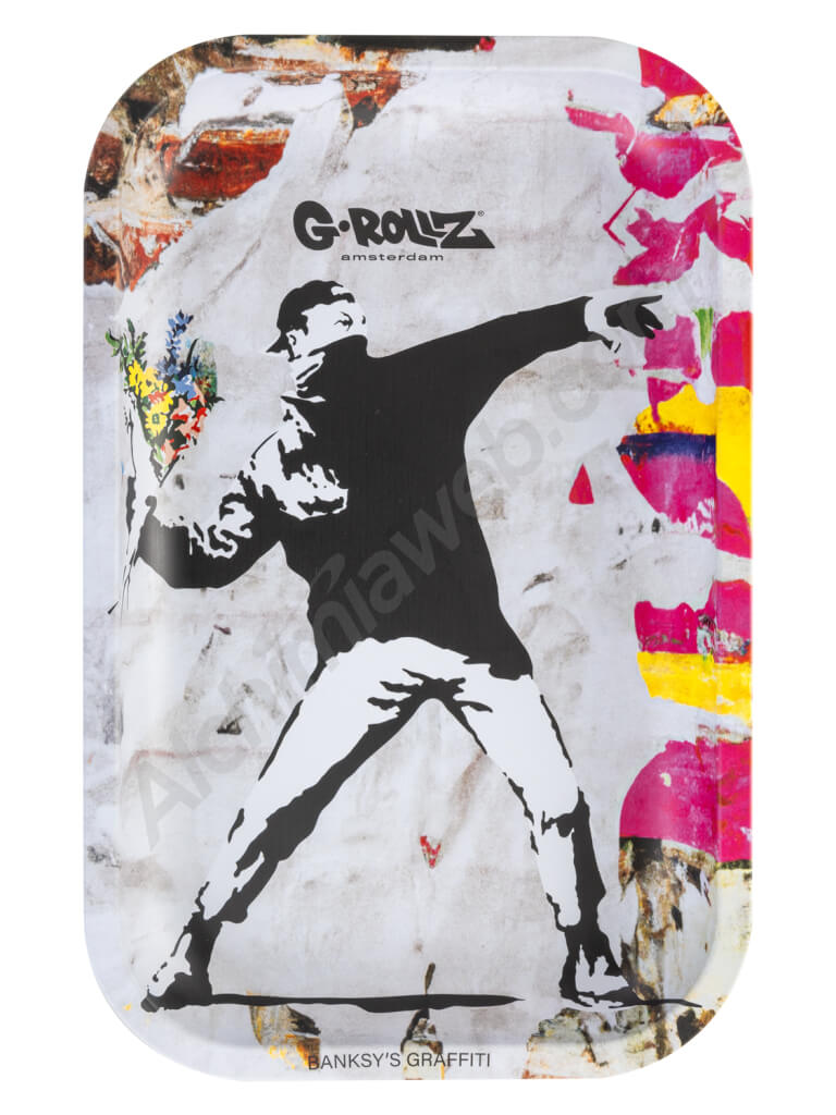 Bandeja Banksy Flower Thrower - G-Rollz