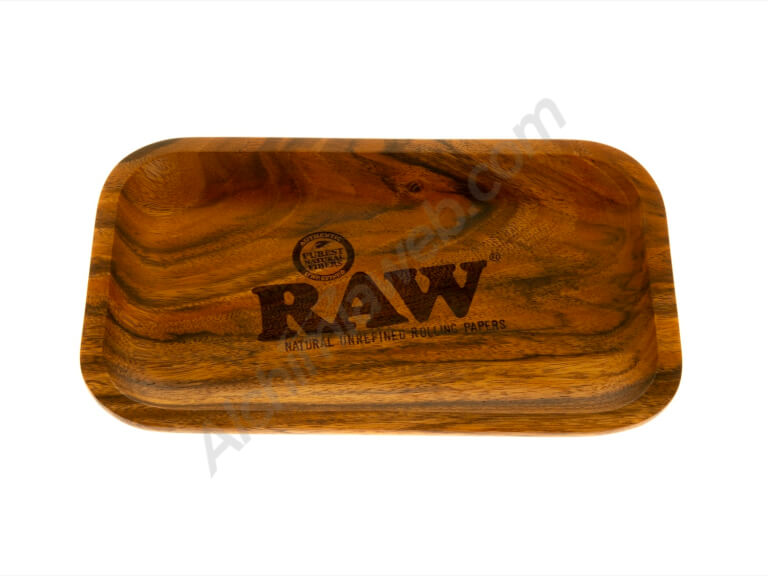 RAW Wooden Pour Rolling Tray from RAW Rolling Papers