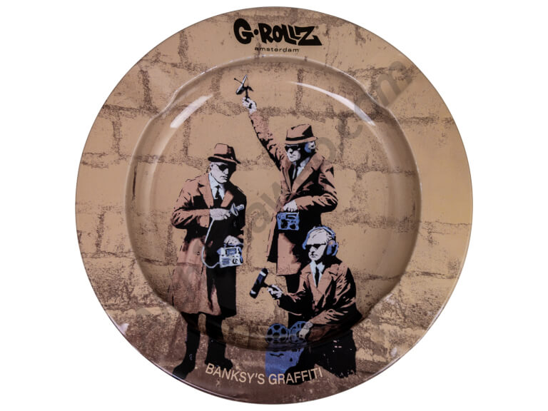 Cendrier Banksy Spy Booth de G-Rollz