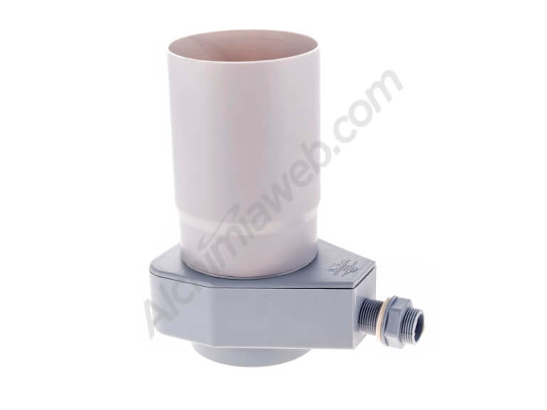 Drainage pipe connection for filling tanks