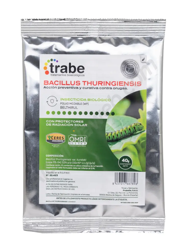 Insecticide Bacillus Thuringiensis de Trabe