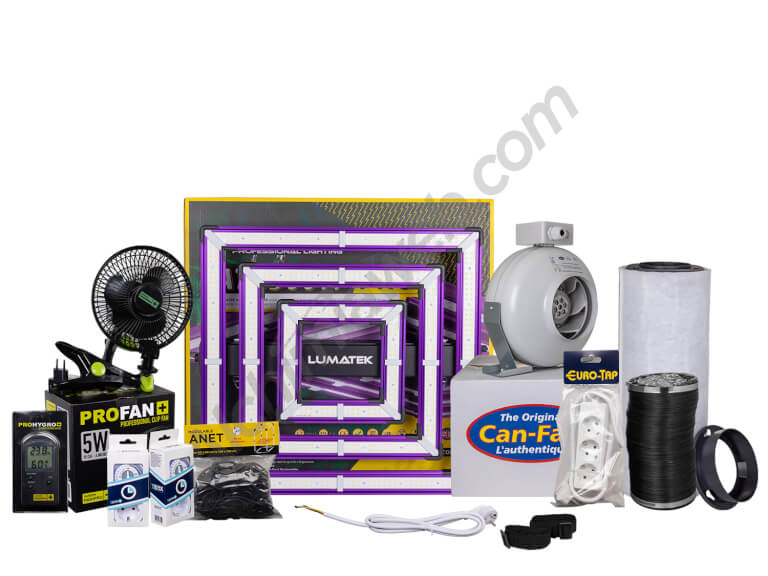 Kit de culture LED basique pour espaces de 120 x 120 cm