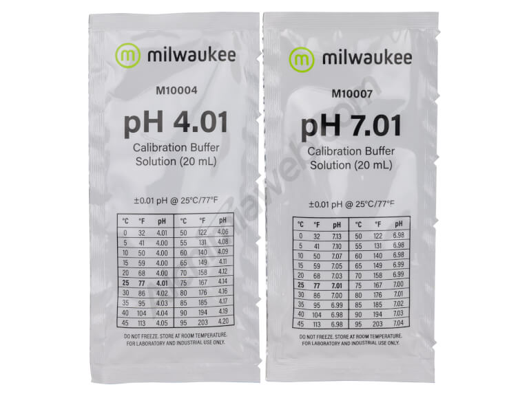 Kit de liquides d'étalonnage PH Milwaukee