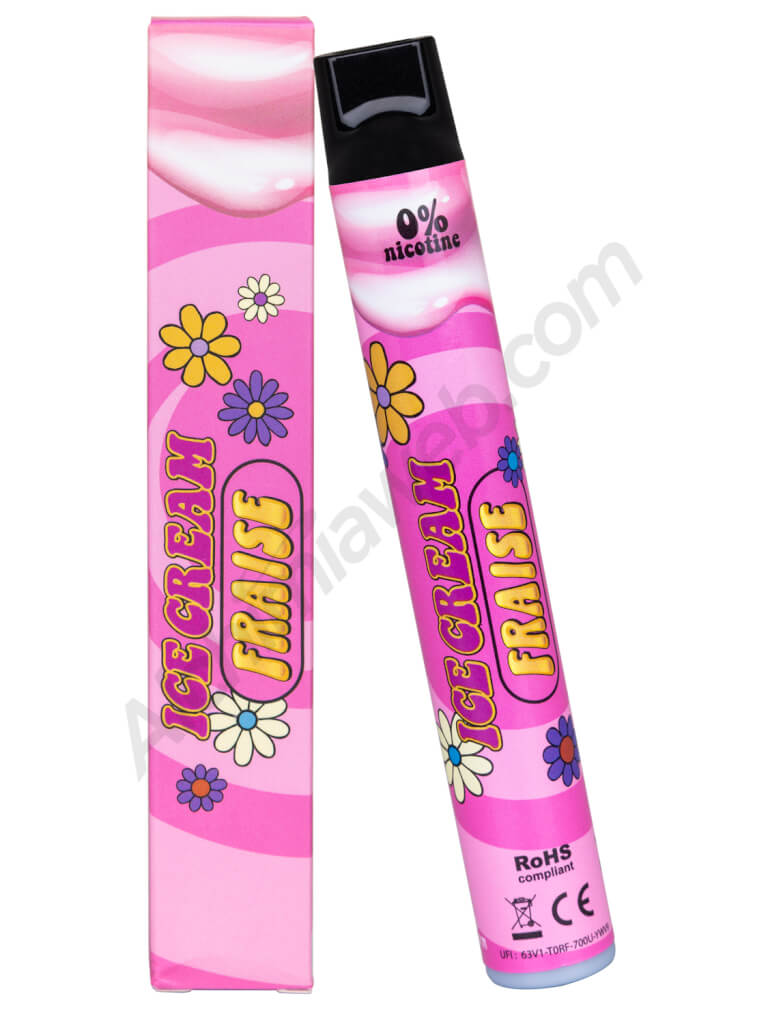 Strawberry Ice Cream Vape by Liquideo