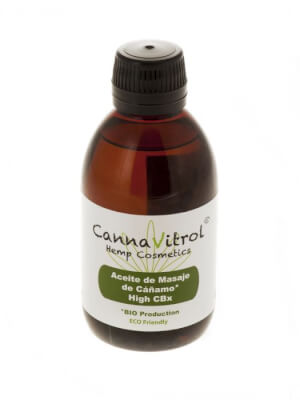 Cannavitrol high CBx hemp massage oil 250ml