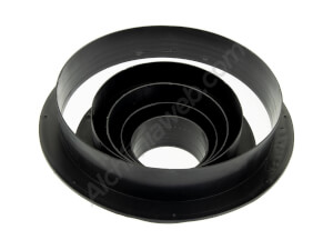 Plastic end coupling for air ducts