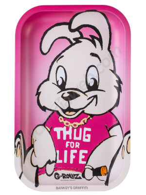 Banksy -Thug For Life- Tray by G-Rollz