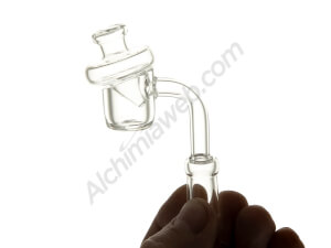 Banger Quarz Airflow Glass Carb Cap Weiblich 10mm