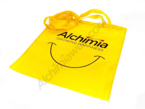 Yellow Tote Bag Alchimia Smile