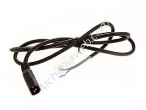 Cable 3x1.5 Negre - endoll IEC 60320 C14 mascle