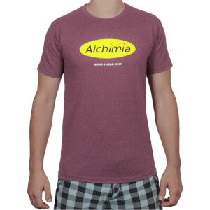 T-shirt Alchimia Vintage, couleur Bordeaux