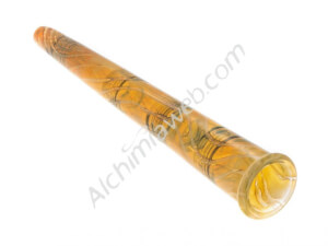 Coloured Glass Chillum 15cm