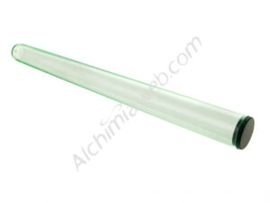 translucent green cigarette cone case with cap