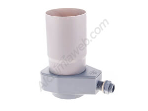 Drainage pipe connection for filling tanks
