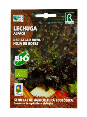 Rocalba Red Salad Bowl -Oak Leaf- Organic Lettuce