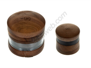  Walnut wood 4-part grinder