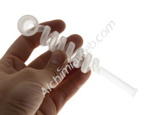Spiral mini glass pipe