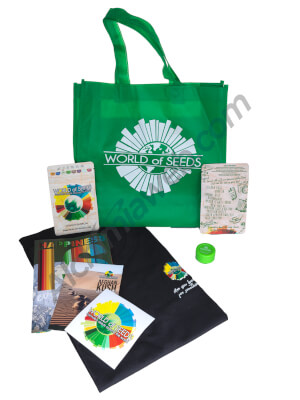 Paquet cadeaux World of Seeds avec 6 graines