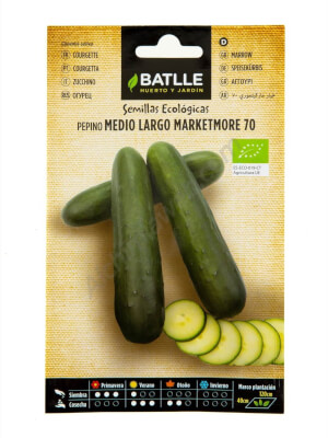 Marketmore 70 Eco Medium Long Cucumber 