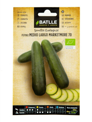 Cogombre Mig Llarg Marketmore 70 Eco - Batlle