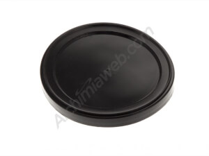 Plastic lid for can concealment self-sealing