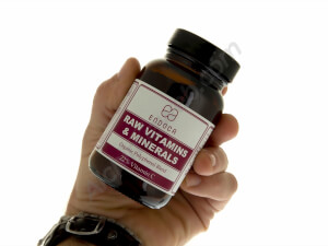 Vitamines i minerals en pols Raw Organic