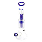 Beaker Bong Blue Shotgun de Grace Glass