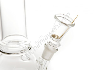 Glass bong 38 cm with wooden box