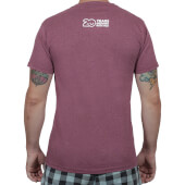 T-shirt Alchimia Vintage, couleur Bordeaux