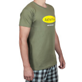 T-shirt Alchimia Vintage, Olive classique