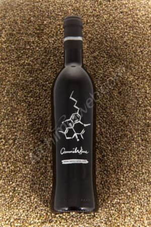 CannaWine - Vi negre amb Cannabinoïds