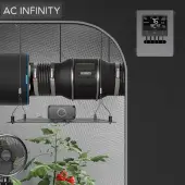 AC Infinity Cloudline PRO T4 Smart Inline Fan with WiFi