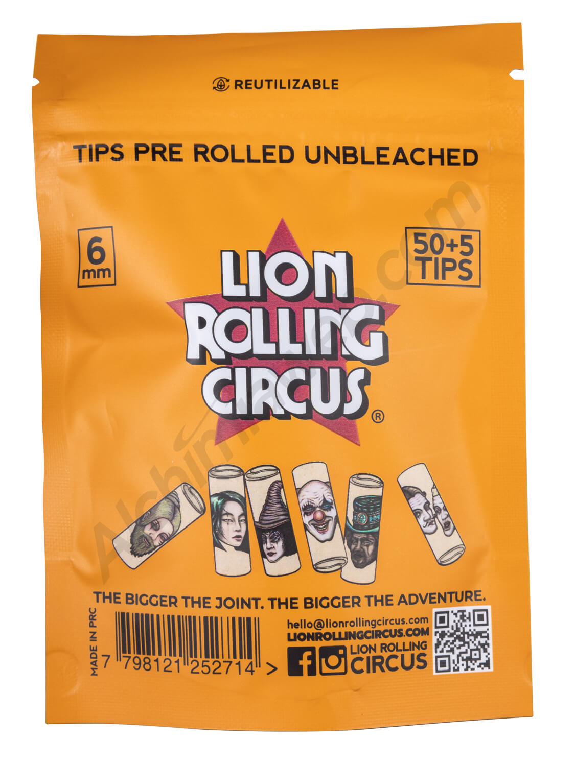 Filtres pre-roulés Lion Rolling Circus 