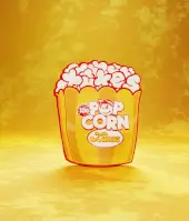 CBD-Popcorn, süße Mandarinen-Gewächshausblumen
