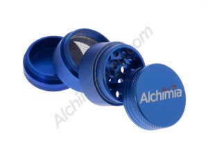Alchimia 4-part Aluminum Grinder w/Pollinator