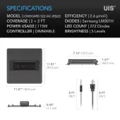 Kit de culture complet 60x60 avec contrôle WiFi - AC Infinity