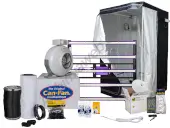 Kit de culture basique LED avec armoire de 120x120 cm