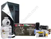 Kit de culture basique LED avec chambre de culture 80 cm