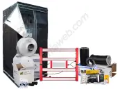 Kit de culture basique LED avec chambre de culture 80 cm