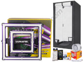 Kit de cultiu econòmic LED amb armari 100x100