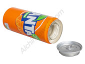 Orange Fanta Can with Compartment