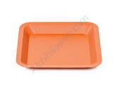 Vega Terracotta Square Pot with Saucer