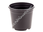 Pot noir rond 1,3L 14cm diam