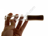 Steamroller (Glass/Wood Pipe 17cm) by Marley Natural