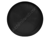 Round Black Plate