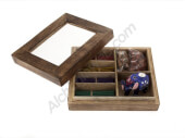 Wooden box incense set
