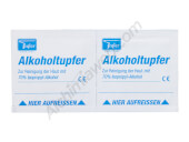 Alkohol abwischen