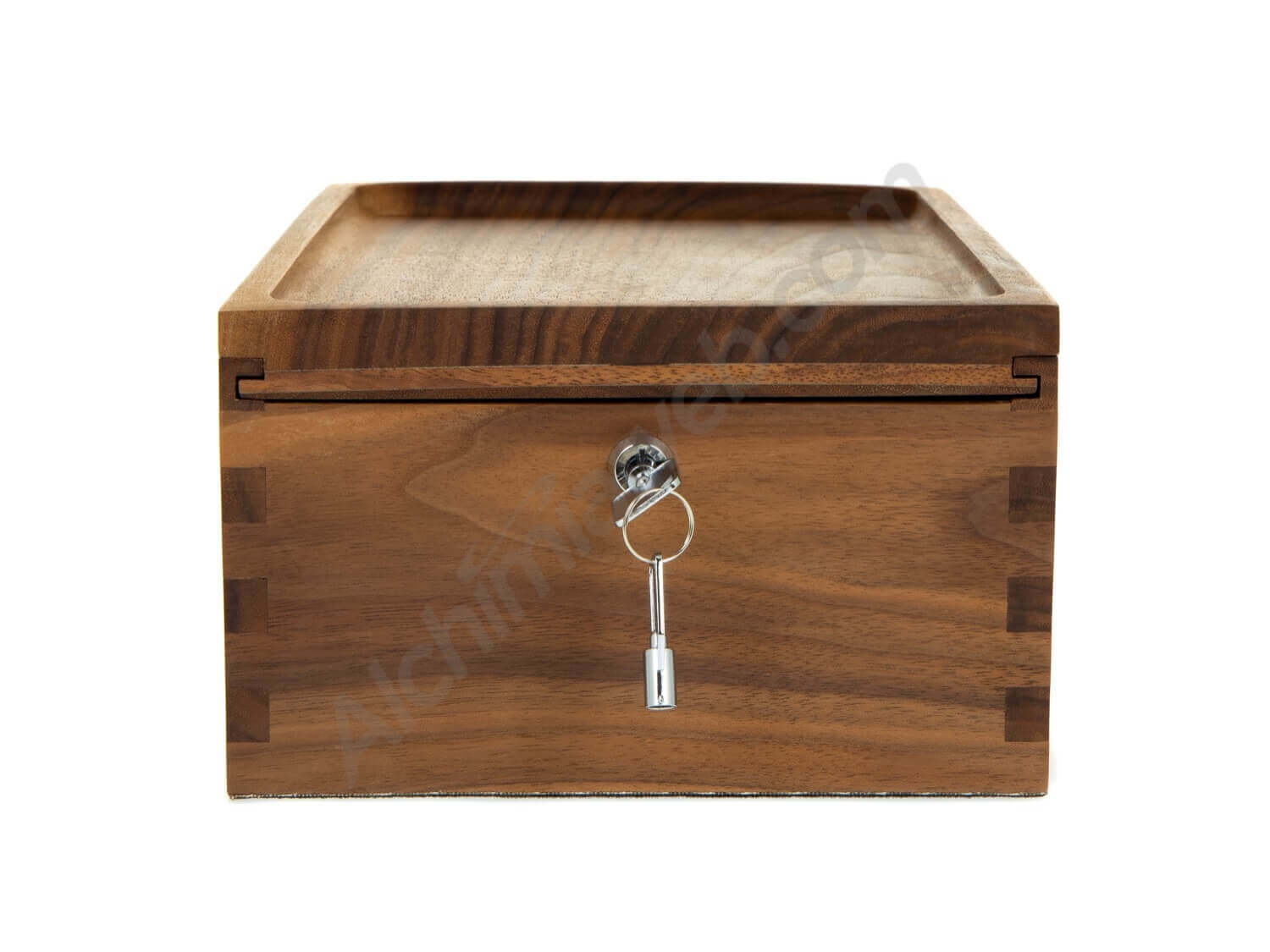 Venta de Caja de madera de Nogal con llave (28x18x11cm) de Marley Natural