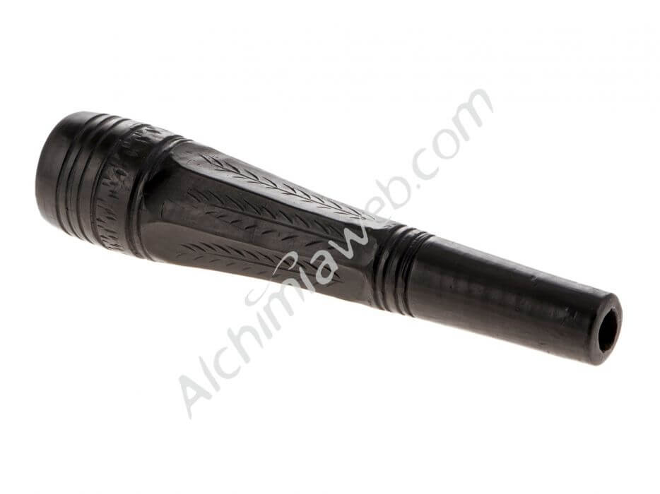 Sale of Black Bombay Chillum Pipe with Case